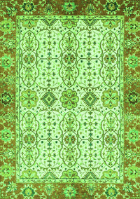 Abstract Green Modern Rug, abs3545grn