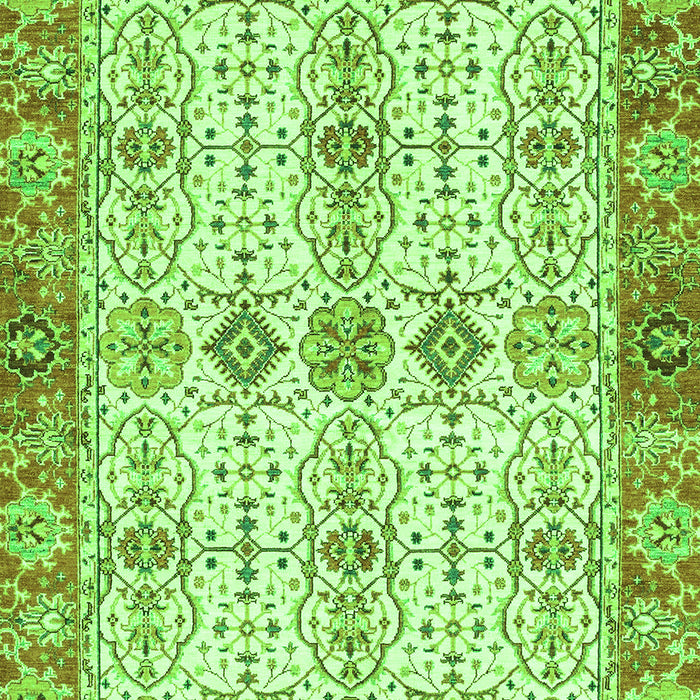 Abstract Green Modern Rug, abs3545grn