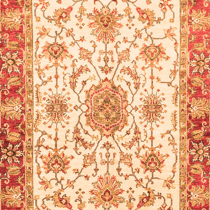 Machine Washable Abstract Orange Modern Area Rugs, wshabs3546org