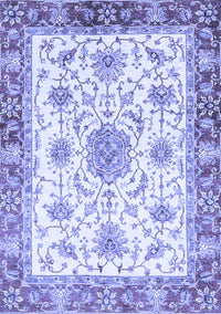 Abstract Blue Modern Rug, abs3546blu