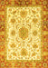 Abstract Yellow Modern Rug, abs3546yw