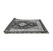 Sideview of Abstract Gray Modern Rug, abs3547gry