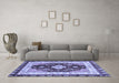 Machine Washable Abstract Blue Modern Rug in a Living Room, wshabs3547blu