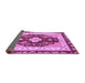 Sideview of Abstract Purple Modern Rug, abs3547pur