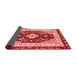 Abstract Red Modern Area Rugs