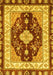 Abstract Yellow Modern Rug, abs3547yw