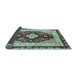 Sideview of Abstract Light Blue Modern Rug, abs3547lblu