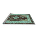 Sideview of Machine Washable Abstract Light Blue Modern Rug, wshabs3547lblu