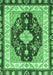 Machine Washable Abstract Emerald Green Modern Area Rugs, wshabs3547emgrn