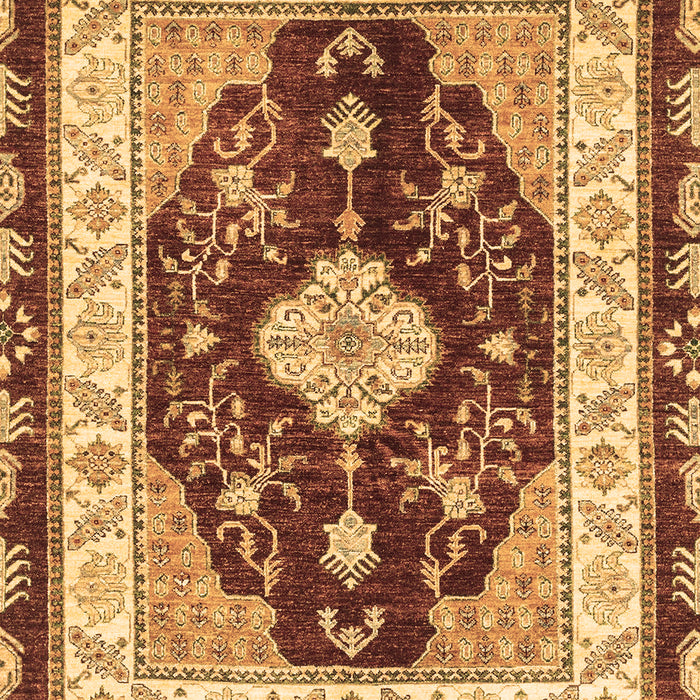 Abstract Brown Modern Rug, abs3547brn