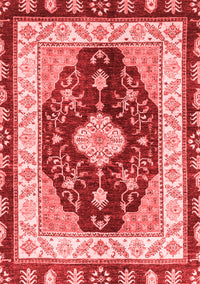 Abstract Red Modern Rug, abs3547red