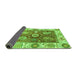 Sideview of Oriental Green Traditional Rug, abs3548grn