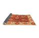 Sideview of Oriental Orange Traditional Rug, abs3548org