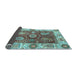 Sideview of Oriental Light Blue Traditional Rug, abs3548lblu