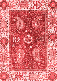 Oriental Red Traditional Rug, abs3548red