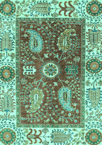 Oriental Turquoise Traditional Rug, abs3548turq