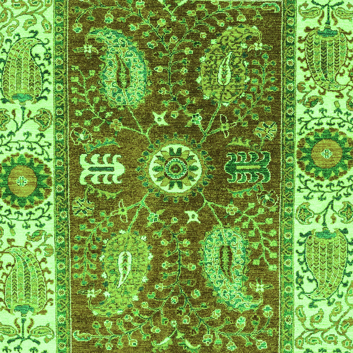 Oriental Green Traditional Rug, abs3548grn