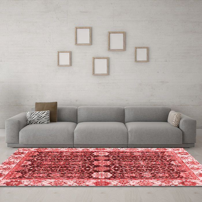 Traditional Red Washable Rugs