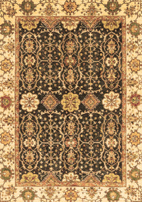 Oriental Brown Traditional Rug, abs3549brn