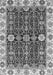 Machine Washable Oriental Gray Traditional Rug, wshabs3549gry