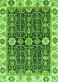 Oriental Green Traditional Rug, abs3549grn