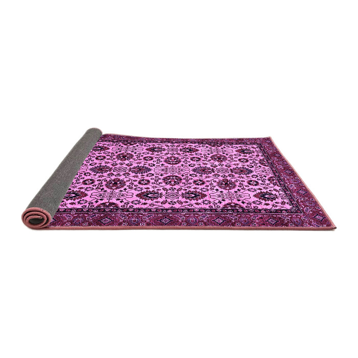Sideview of Abstract Purple Modern Rug, abs354pur