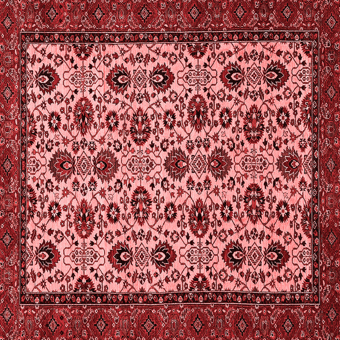 Machine Washable Abstract Red Modern Rug, wshabs354red