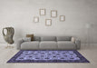 Machine Washable Abstract Blue Modern Rug in a Living Room, wshabs354blu