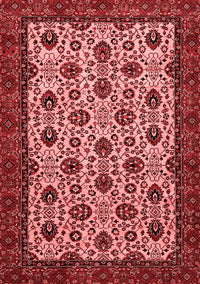 Abstract Red Modern Rug, abs354red