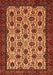 Abstract Orange Modern Rug, abs354org