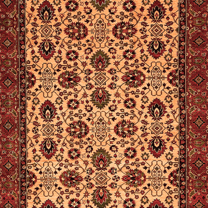 Abstract Orange Modern Rug, abs354org