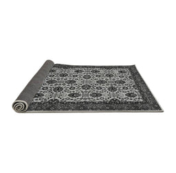 Sideview of Abstract Gray Modern Rug, abs354gry