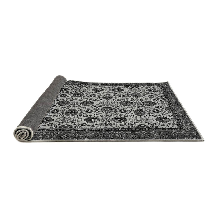 Sideview of Abstract Gray Modern Rug, abs354gry