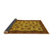 Sideview of Abstract Yellow Modern Rug, abs354yw