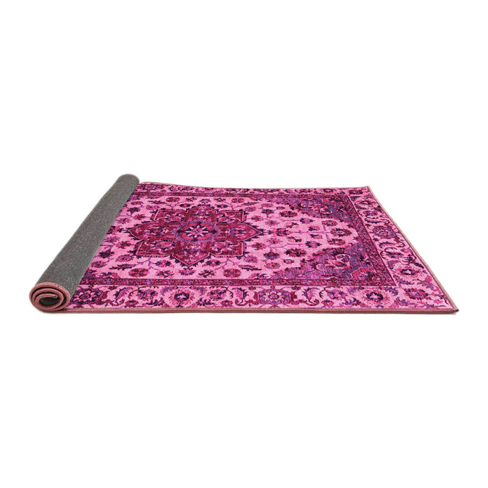 Sideview of Abstract Pink Modern Rug, abs3550pnk
