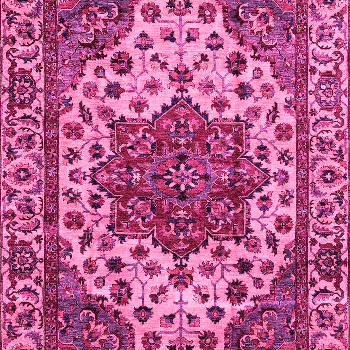 Machine Washable Abstract Pink Modern Rug, wshabs3550pnk