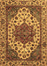 Machine Washable Abstract Brown Modern Rug, wshabs3550brn