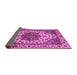 Sideview of Abstract Purple Modern Rug, abs3550pur