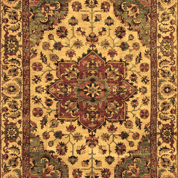 Abstract Brown Modern Rug, abs3550brn