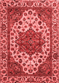 Abstract Red Modern Rug, abs3550red