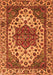 Machine Washable Abstract Orange Modern Area Rugs, wshabs3550org