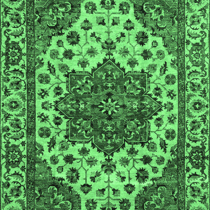 Abstract Emerald Green Modern Rug, abs3550emgrn