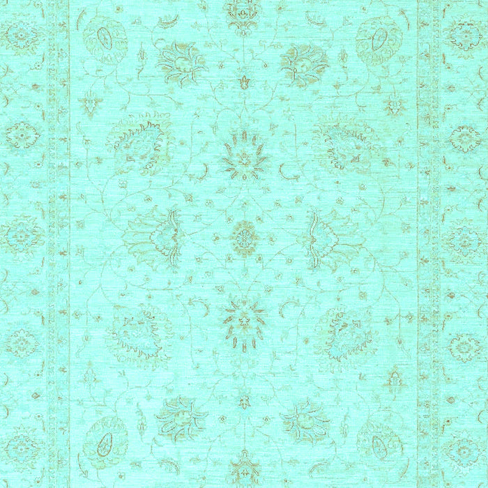 Oriental Light Blue Traditional Rug, abs3551lblu