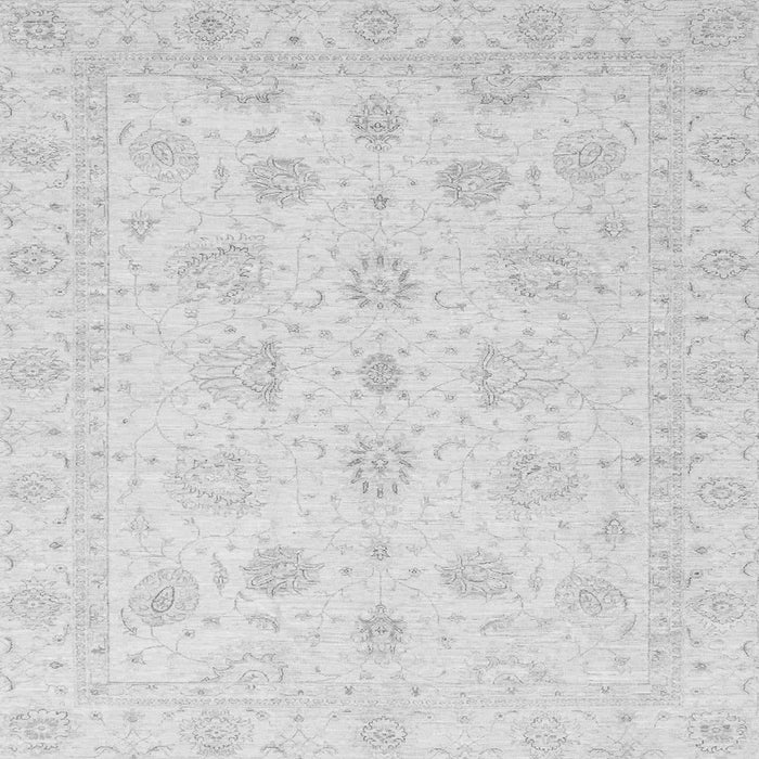 Square Machine Washable Oriental Gray Traditional Rug, wshabs3551gry