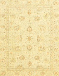 Machine Washable Abstract Sun Yellow Rug, wshabs3551