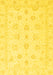 Oriental Yellow Traditional Rug, abs3551yw