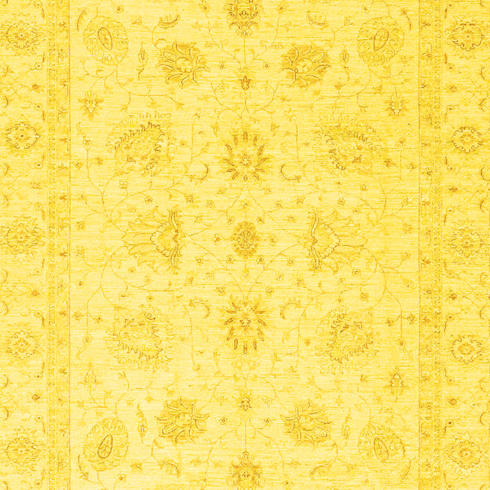 Oriental Yellow Traditional Rug, abs3551yw