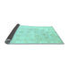 Sideview of Oriental Light Blue Traditional Rug, abs3551lblu