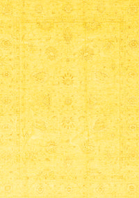 Oriental Yellow Traditional Rug, abs3552yw