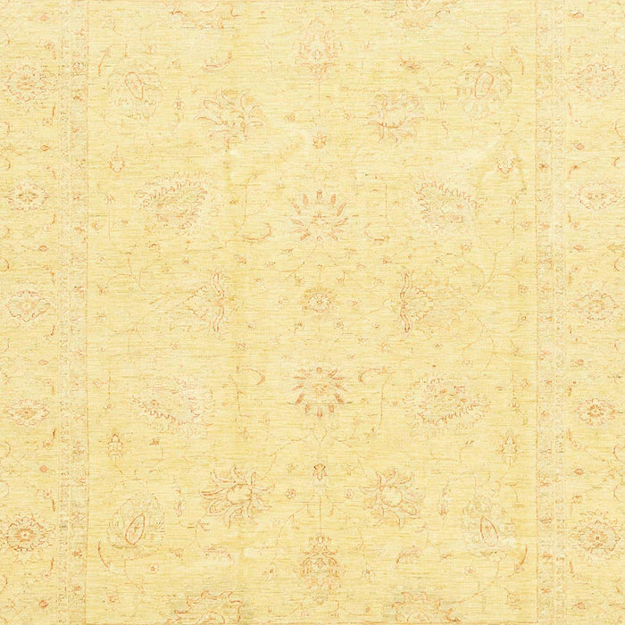 Machine Washable Abstract Chrome Gold Yellow Rug, wshabs3552